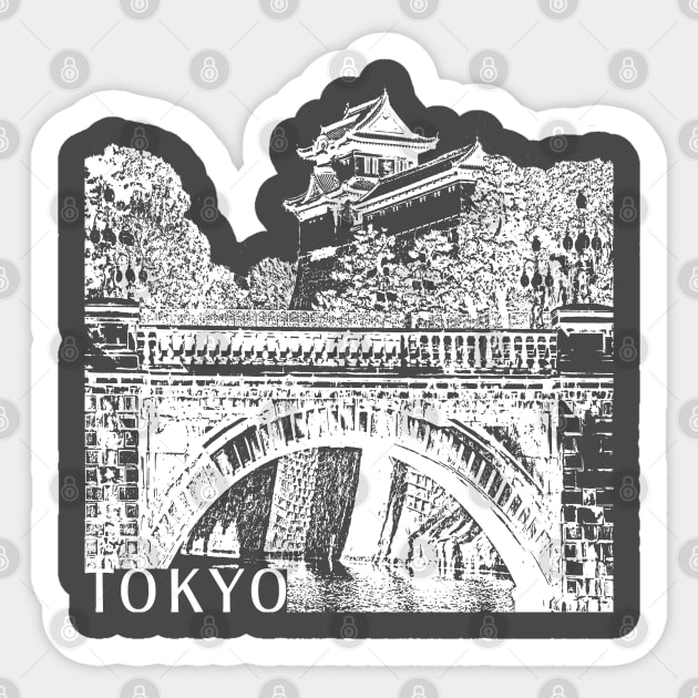 Tokyo Sticker by TravelTs